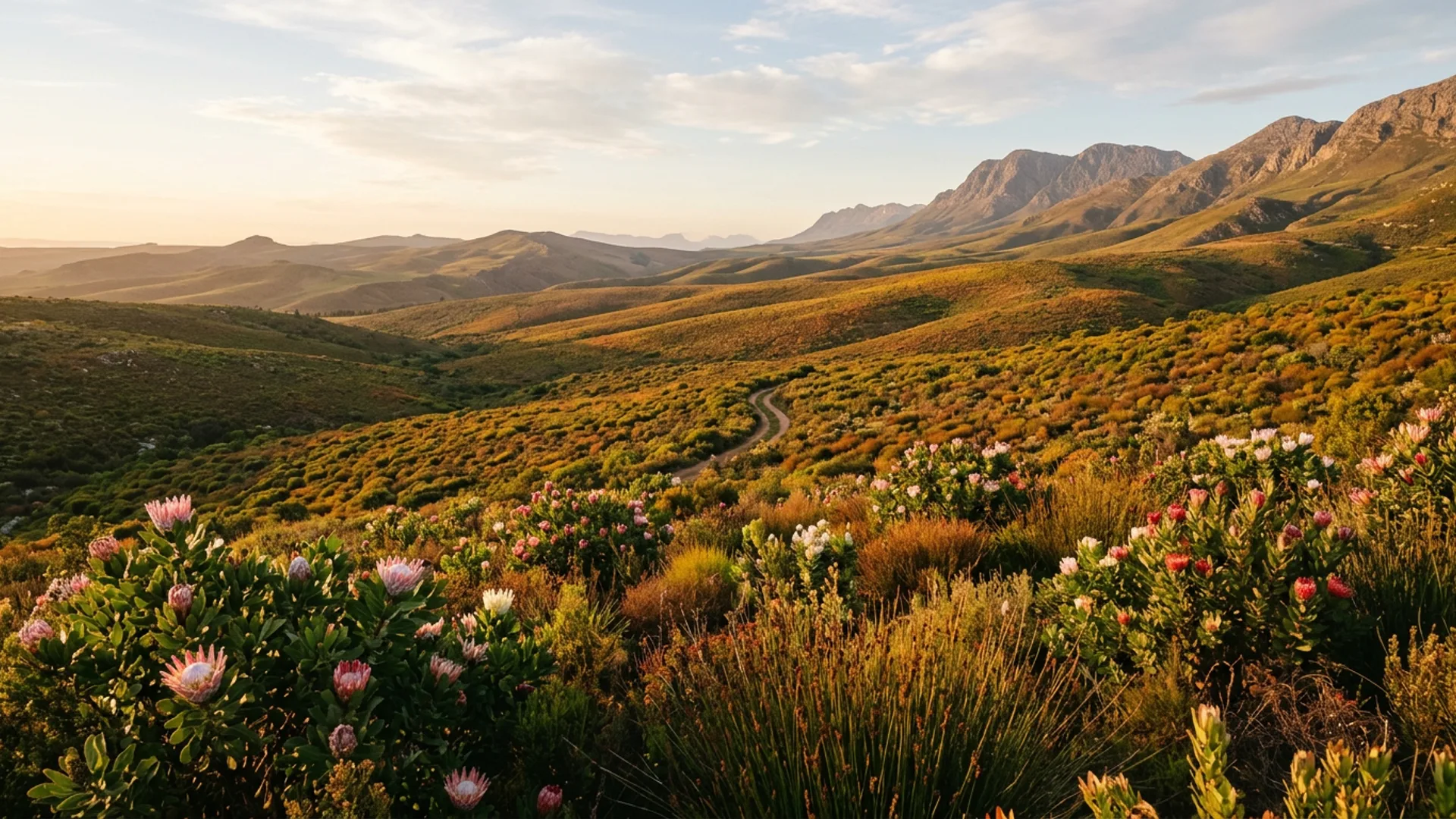 Cape fynbos landscape